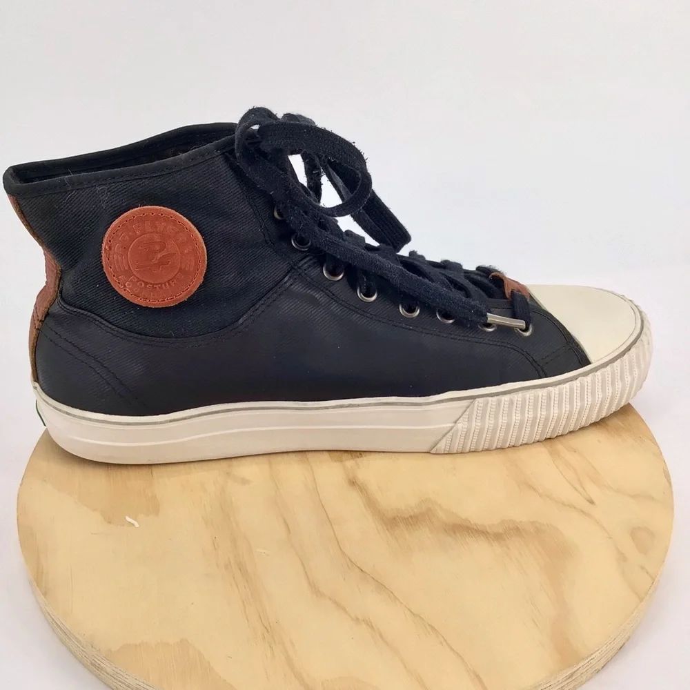 PF Flyers Men's/Women's Coated Canvas Hi Casual Sneaker Men's Sz 12/ Women 13.5 - Picture 6 of 16